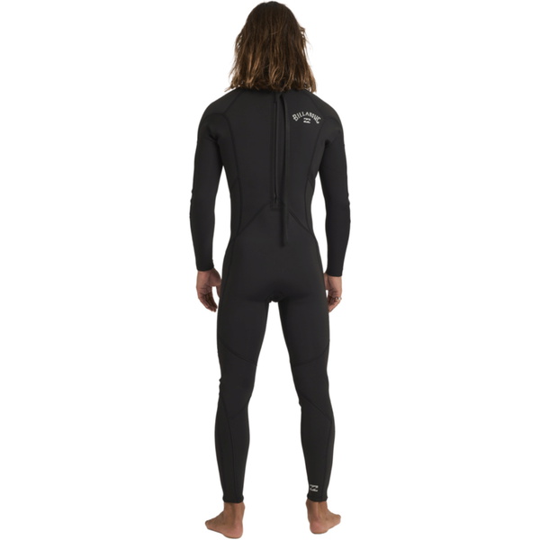 2026 Billabong Mens Absolute 3/2mm Flatlock Back Zip Wetsuit 24AW211601 - Black